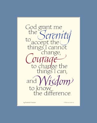 Serenity Prayer