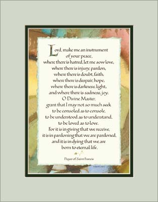 St Francis Prayer