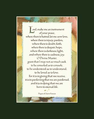 Prayer of Saint Francis