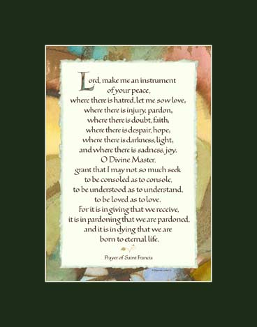 Prayer of St Francis